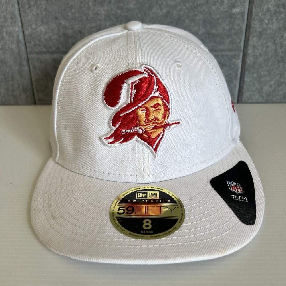 Tampa Bay Buccaneers New Era 59Fifty Fitted Hat Cap White 8 Retro Brady